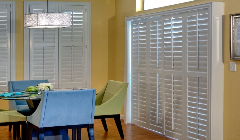 Patio Doors with Plantation Shutters in Chicago